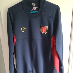 2001-2002 Blue and Red Nike Arsenal Sweater